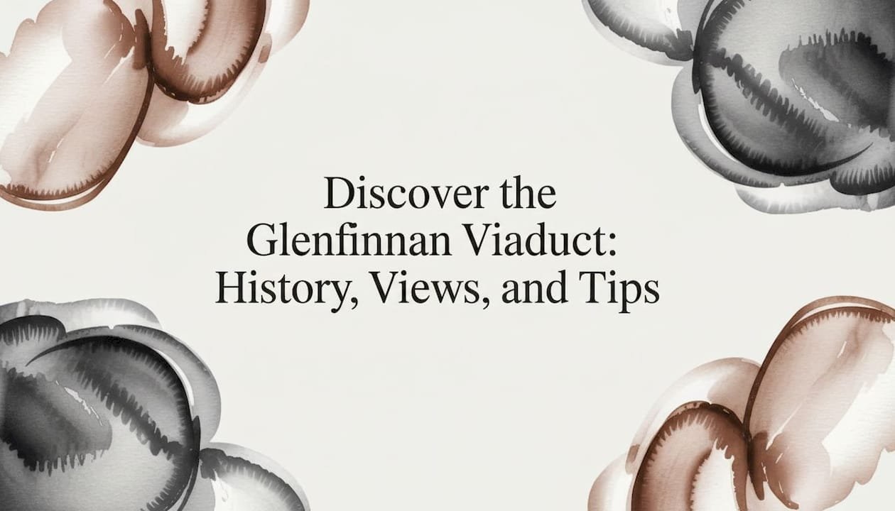Decorative title card illustration for Glenfinnan Viaduct