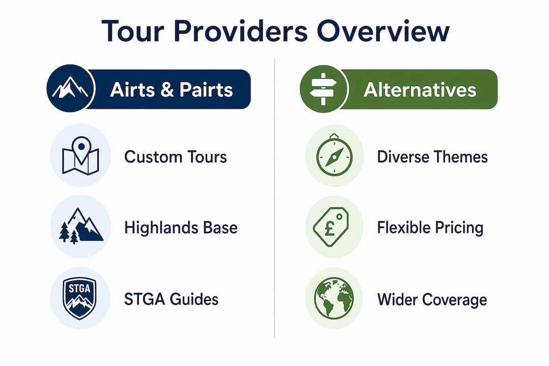 Infographic comparing Airts & Pairts with alternatives