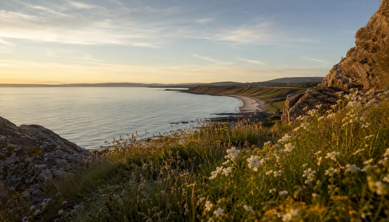 Coastal view of the Black Isle peninsula from cliffs