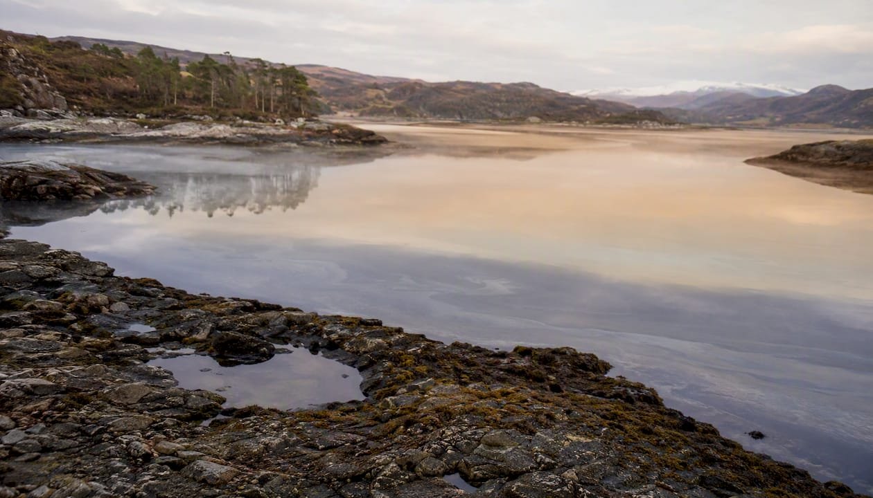 Tidal water layers in a Scottish sea loch