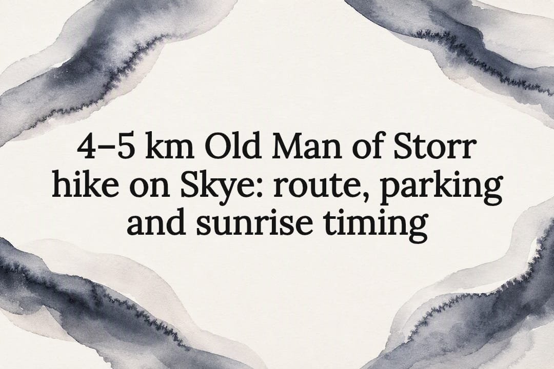 Decorative Old Man of Storr title card Decorative Old Man of Storr title card