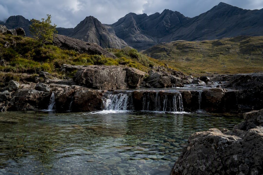 Fairy Pools beneath the Cuillin ridge