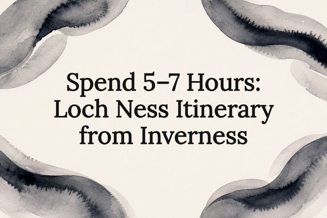 Decorative Loch Ness itinerary title card Decorative Loch Ness itinerary title card