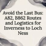 Decorative Loch Ness travel title card