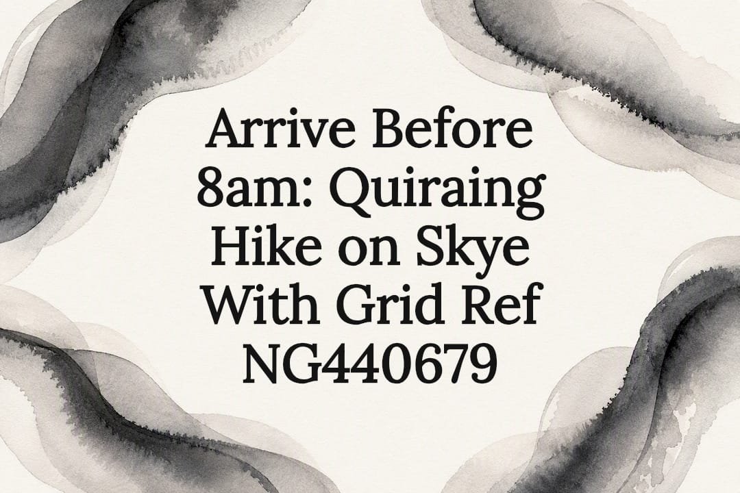 Decorative Quiraing hike title card Decorative Quiraing hike title card