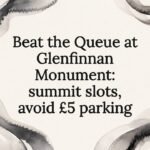 Decorative Glenfinnan travel title card