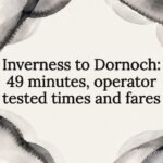 Decorative Inverness to Dornoch journey title card